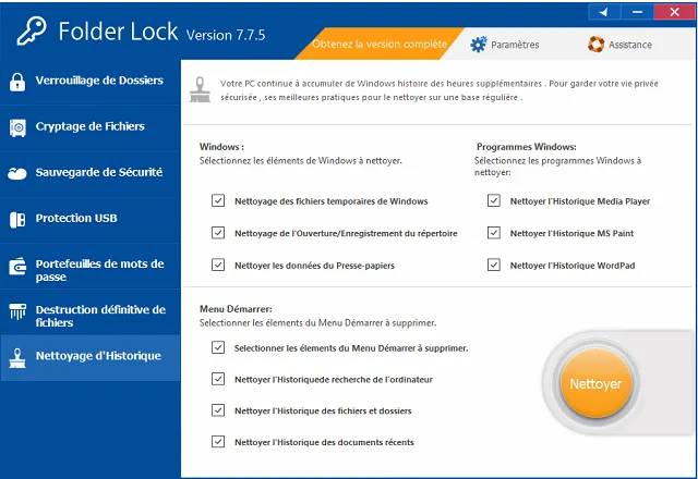 تحميل برنامج Folder Lock لحماية الملفات وتشفيرها بكلمة سرى قوية للويندوز