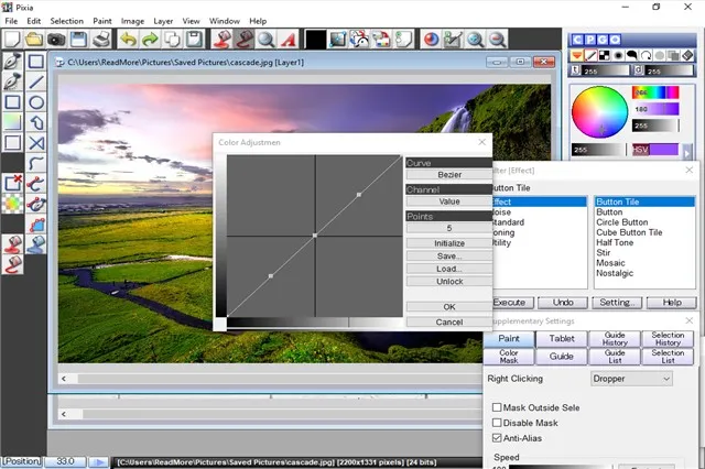 تحميل برنامج تحرير والتعديل على الصور بطريقة عالية الدقة وبصيغ ثلاثية الأبعاد Pixia للويندوز